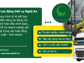 Bảng báo giá cho thuê Lao động thời vụ Nghệ An