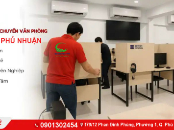 Dịch Vụ Chuyển Văn Phòng Quận Phú Nhuận Trọn Gói – Nhanh, Gọn, Uy Tín