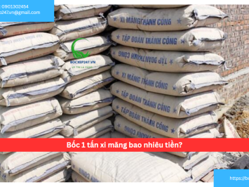Bốc 1 tấn xi măng bao nhiêu tiền?