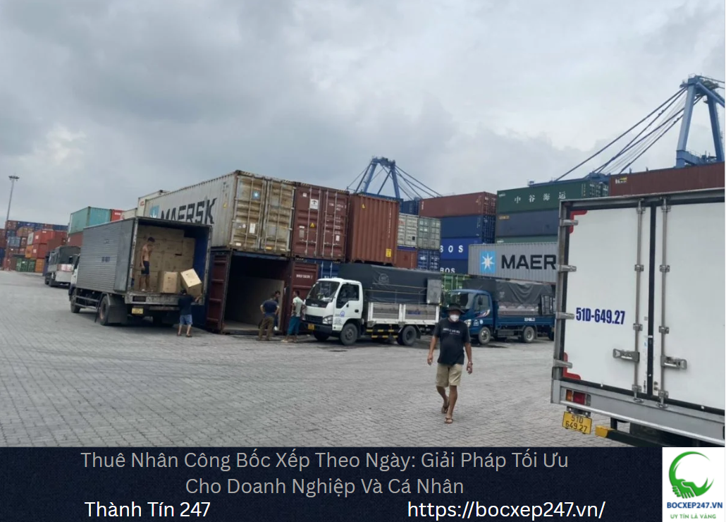 Thuê bốc xếp theo nhóm Nhân công bốc xếp làm việc nhóm hiệu quả cao