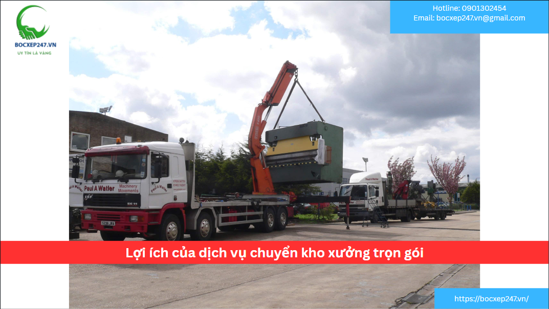 Lợi ích của dịch vụ chuyển kho xưởng trọn gói Việc di dời kho xưởng là một công việc phức tạp, đòi hỏi kế hoạch tỉ mỉ và nguồn lực chuyên nghiệp để đảm bảo an toàn hàng hóa, thiết bị cũng như tiến độ thi công. Trong bối cảnh hiện nay, nhiều doanh nghiệp lựa chọn dịch vụ chuyển kho xưởng trọn gói như một giải pháp tối ưu giúp tiết kiệm thời gian, công sức và chi phí. Vậy cụ thể, dịch vụ này mang lại những lợi ích gì? Tiết kiệm thời gian và chi phí vận hành Khi thuê dịch vụ chuyển kho xưởng trọn gói, bạn không cần phải tự mình chuẩn bị từng khâu nhỏ như thuê xe tải, thuê nhân công, mua vật dụng đóng gói hay thuê xe nâng, xe cẩu riêng lẻ. Thay vào đó, toàn bộ quy trình được thực hiện bởi một đơn vị chuyên nghiệp, giúp bạn: Tiết kiệm thời gian tổ chức và giám sát Giảm thiểu chi phí phát sinh do làm việc thiếu kế hoạch Đảm bảo tiến độ di dời đúng hạn, không ảnh hưởng đến sản xuất Đây là giải pháp lý tưởng cho các doanh nghiệp lớn có nhu cầu chuyển kho nhanh chóng, an toàn và tối ưu chi phí. Đảm bảo an toàn tuyệt đối cho hàng hóa và thiết bị Một trong những nỗi lo lớn nhất khi chuyển kho xưởng là nguy cơ hư hỏng, thất thoát hàng hóa hoặc trục trặc kỹ thuật với máy móc. Tuy nhiên, các công ty vận chuyển trọn gói chuyên nghiệp sẽ: Sử dụng đội ngũ kỹ thuật có kinh nghiệm để tháo lắp thiết bị đúng quy trình Sử dụng vật liệu đóng gói chuyên dụng cho hàng hóa dễ vỡ hoặc có giá trị cao Có chính sách đền bù rõ ràng nếu xảy ra sự cố Nếu bạn cần nhân lực hỗ trợ cho các khâu đóng gói, tháo dỡ hoặc bốc xếp hàng hóa, hãy tham khảo dịch vụ cung ứng lao động chuyên nghiệp do Thành Tín 247 cung cấp. Đội ngũ nhân công chuyên nghiệp, giàu kinh nghiệm Dịch vụ chuyển kho xưởng trọn gói bao gồm đội ngũ bốc xếp, tháo lắp và tài xế được đào tạo bài bản. Họ hiểu rõ quy trình kỹ thuật khi vận chuyển máy móc, thiết bị công nghiệp và có thể xử lý nhanh chóng các tình huống phát sinh. Nếu bạn đang cần đội ngũ nhân lực cho việc bốc dỡ, bạn có thể tham khảo thêm về dịch vụ bốc xếp hàng hóa của Thành Tín 247 để kết hợp trong toàn bộ quá trình di dời kho xưởng. Phương tiện và thiết bị hiện đại Các đơn vị chuyên cung cấp dịch vụ trọn gói thường trang bị đầy đủ các phương tiện chuyên dụng như: Xe tải nhiều kích cỡ Xe nâng, xe cẩu, xe đẩy hàng Dụng cụ tháo lắp máy móc chuyên dụng Dụng cụ bảo hộ và vật tư đóng gói Sự chuyên nghiệp trong trang thiết bị giúp quá trình vận chuyển diễn ra nhanh chóng, an toàn và đúng tiến độ, đặc biệt với những kho có diện tích lớn hoặc hàng hóa nặng. Quy trình làm việc chuyên nghiệp, rõ ràng Dịch vụ chuyển kho xưởng trọn gói thường có quy trình rõ ràng, bao gồm: Tiếp nhận thông tin – khảo sát – lập phương án Báo giá – ký hợp đồng minh bạch Thực hiện di dời theo từng giai đoạn Bàn giao – nghiệm thu – thanh toán Việc có một quy trình bài bản giúp khách hàng dễ dàng giám sát, đồng thời hạn chế phát sinh chi phí ngoài hợp đồng. Bạn có thể tham khảo thêm chi tiết tại bài viết: Quy trình chuyển kho xưởng được thực hiện như thế nào? (hoặc yêu cầu tôi viết lại nội dung đầy đủ nếu cần). Không làm gián đoạn hoạt động kinh doanh Với sự hỗ trợ từ đội ngũ chuyên nghiệp, việc chuyển kho có thể được thực hiện ngoài giờ hành chính hoặc vào ngày nghỉ, giúp doanh nghiệp không bị gián đoạn trong quá trình vận hành. Một số đơn vị còn linh hoạt chia nhỏ giai đoạn vận chuyển theo từng khu vực hoặc theo lịch trình để đảm bảo quá trình chuyển đổi diễn ra mượt mà. Hạn chế rủi ro phát sinh và được hỗ trợ kịp thời So với tự tổ chức, việc sử dụng dịch vụ trọn gói có ưu điểm là được đơn vị vận chuyển chịu trách nhiệm toàn bộ nếu có sự cố. Ngoài ra, khách hàng còn được: Hỗ trợ khẩn cấp khi phát sinh vấn đề ngoài kế hoạch Bảo hiểm hàng hóa và thiết bị trong quá trình vận chuyển Giải đáp, tư vấn miễn phí trước, trong và sau khi thực hiện dịch vụ Đơn vị cung cấp dịch vụ chuyển kho xưởng trọn gói uy tín Nếu bạn đang tìm kiếm đối tác tin cậy để di dời kho xưởng, hãy liên hệ: CÔNG TY TNHH THƯƠNG MẠI DỊCH VỤ VẬN TẢI NHÂN LỰC THÀNH TÍN 247📍 Địa chỉ: Số 141/30/7C Đường 339, Phường Phước Long B, TP. Thủ Đức, TP. Hồ Chí Minh📧 Email: bocxephanghoa.vn@gmail.com📞 Hotline: 0901302454🌐 Website: https://bocxephanghoa.vn/ Với hơn 10 năm kinh nghiệm trong lĩnh vực vận chuyển hàng hóa, cung ứng nhân lực và di dời kho xưởng, Thành Tín 247 cam kết mang đến giải pháp tối ưu – an toàn – đúng tiến độ – giá cả cạnh tranh.