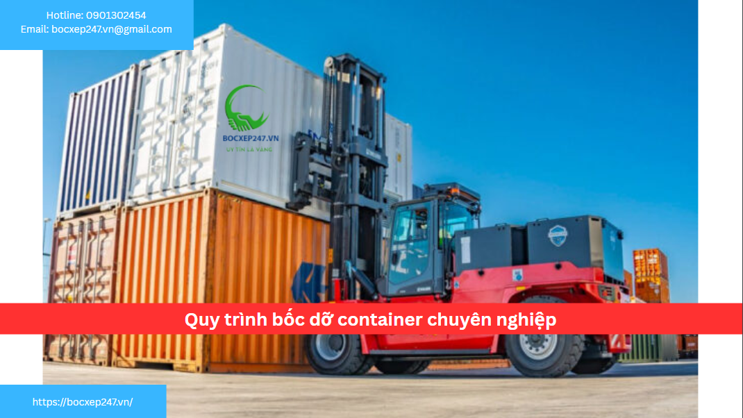 Quy trình bốc dỡ container chuyên nghiệp