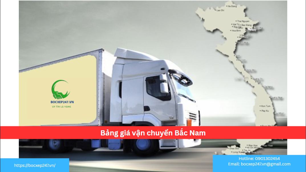 Bảng giá vận chuyển Bắc Nam