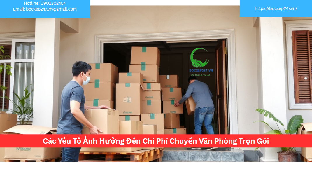 Các Yếu Tố Ảnh Hưởng Đến Chi Phí Chuyển Văn Phòng Trọn Gói
