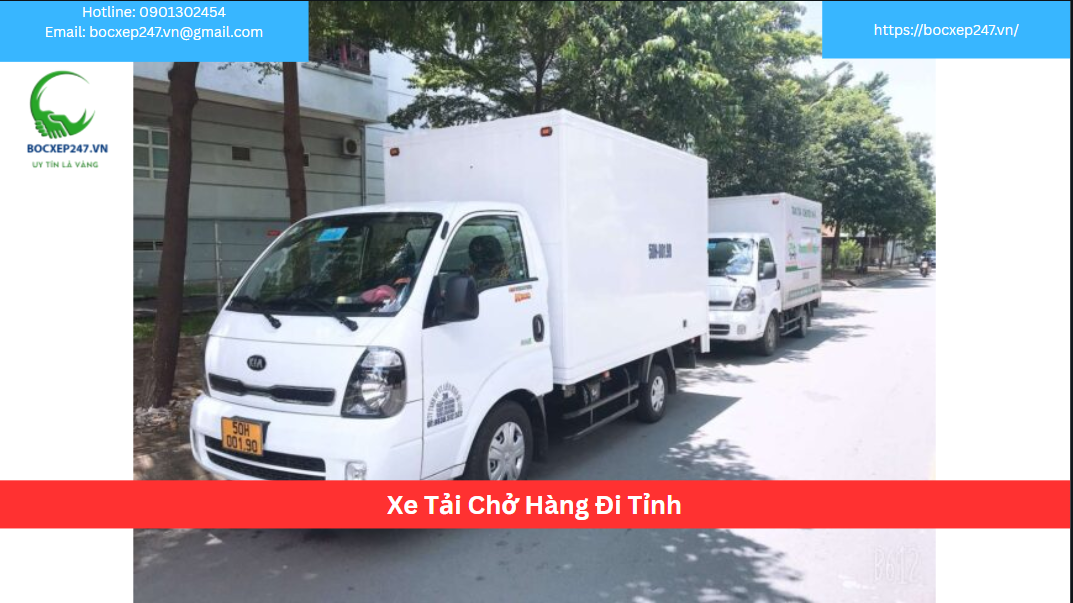 Xe Tải Chở Hàng Đi Tỉnh