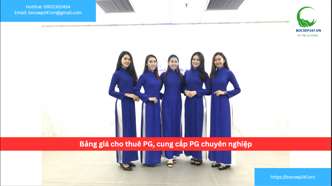Bảng giá cho thuê PG, cung cấp PG chuyên nghiệp