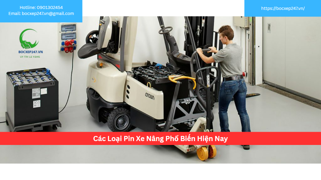 Các Loại Pin Xe Nâng Phổ Biến Hiện Nay