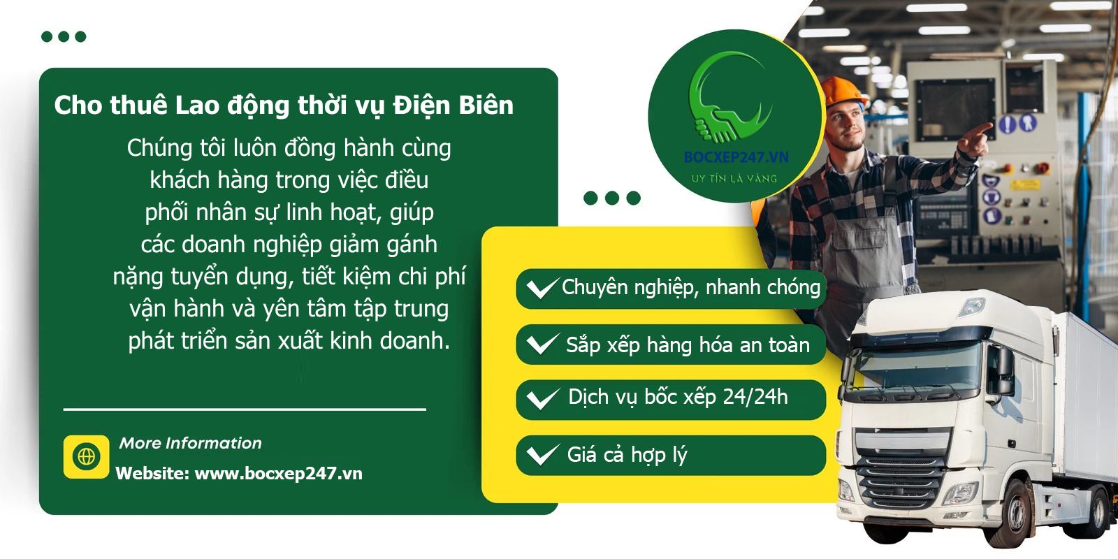 Cho thuê Lao động thời vụ Điện Biên