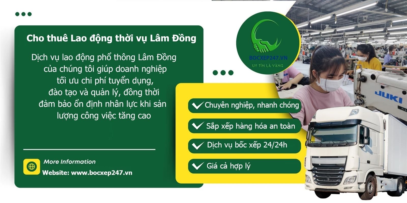Cho thuê Lao động thời vụ Lâm Đồng