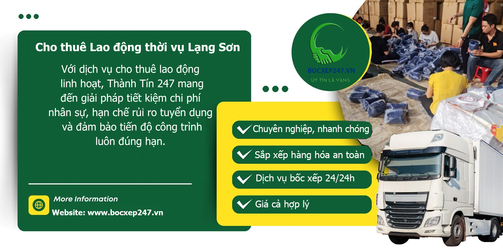 Cho thuê Lao động thời vụ Lạng Sơn