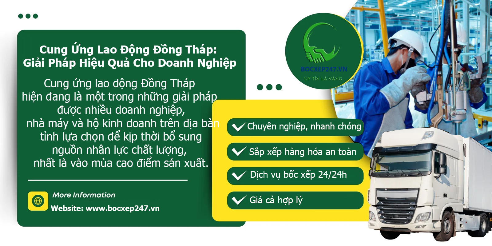 Bảng báo giá cung ứng lao động Đồng Tháp