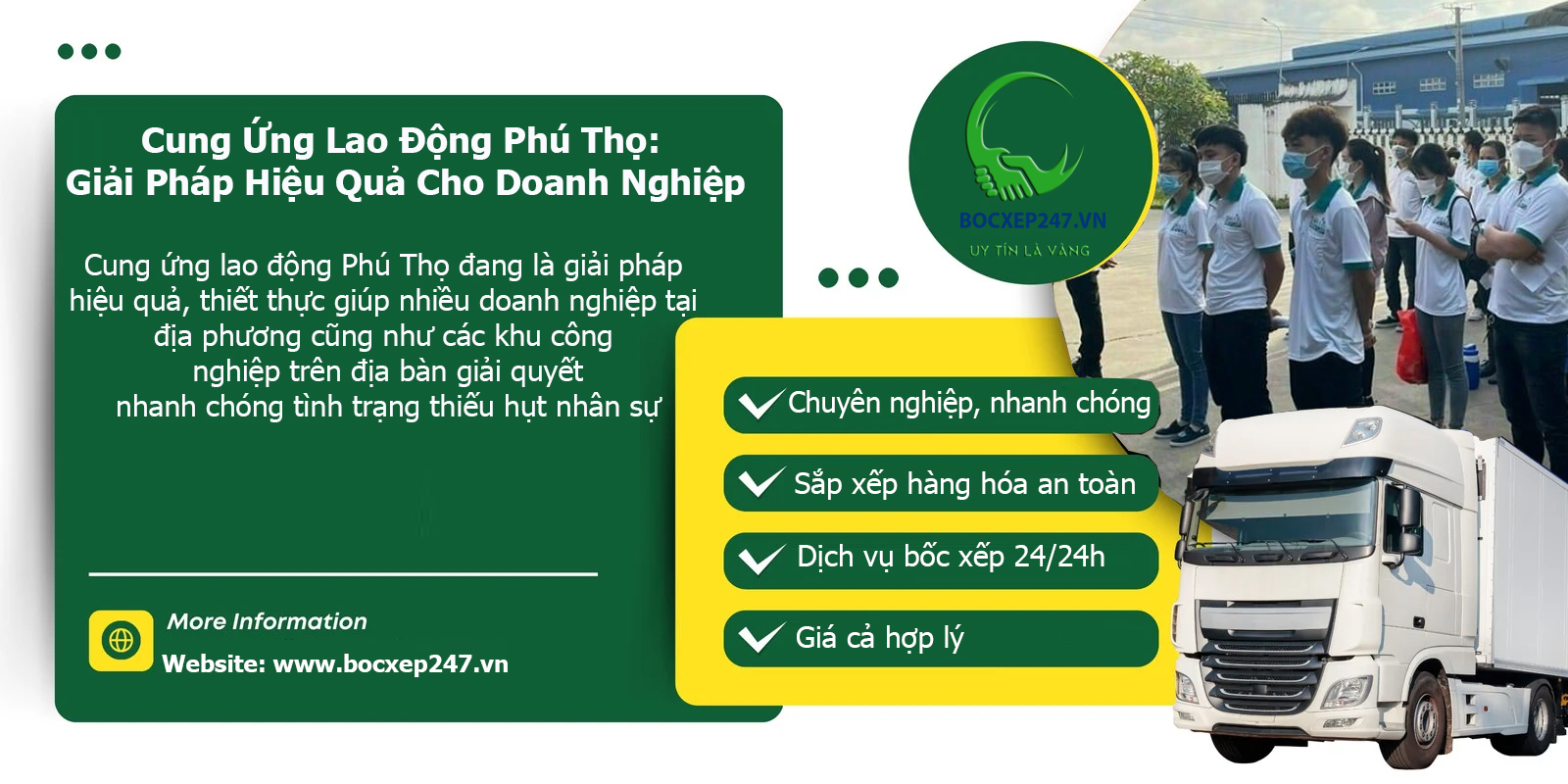Bảng báo giá cung ứng lao động tại Phú Thọ