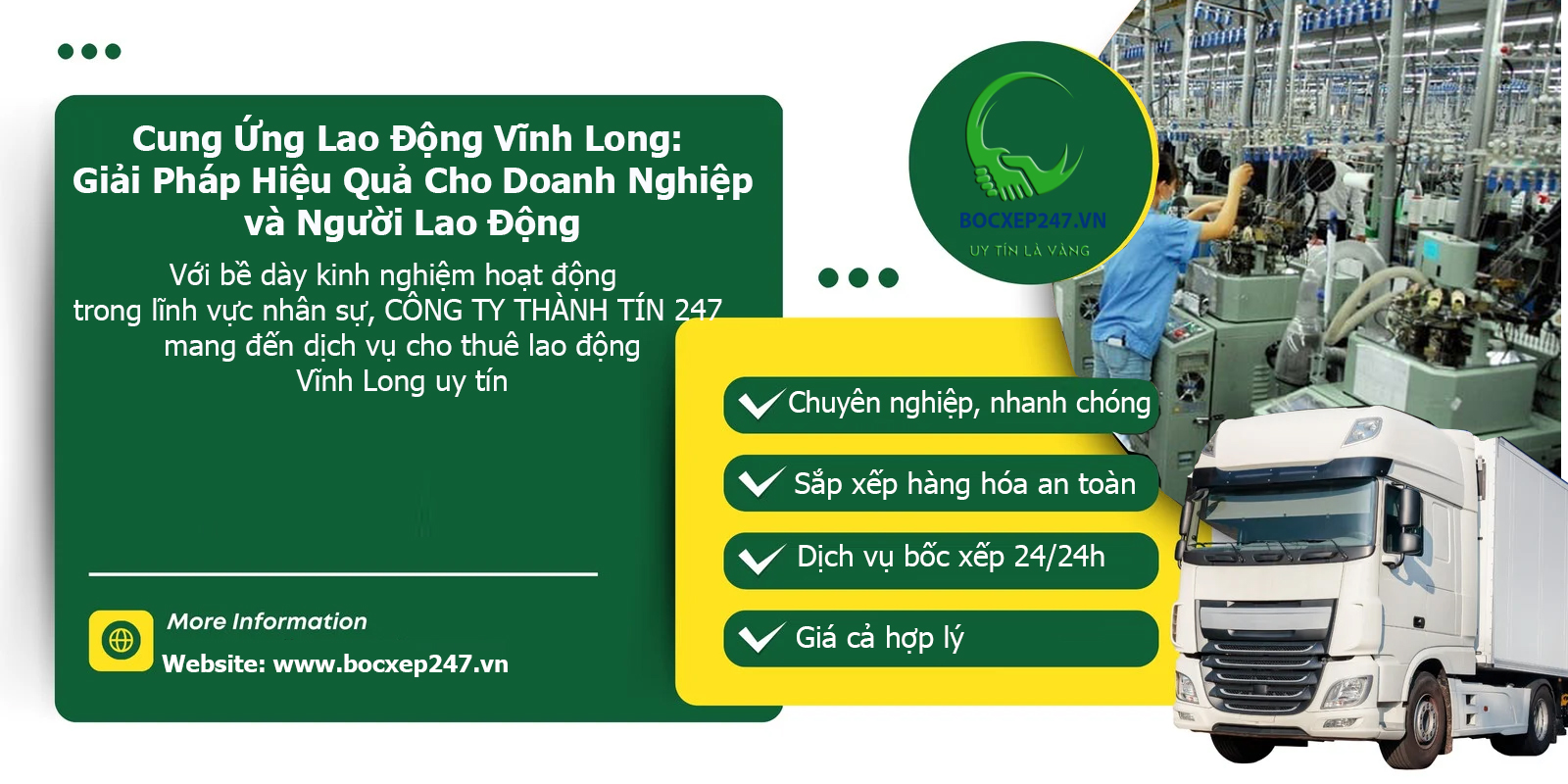 Bảng báo giá cung ứng lao động Vĩnh Long