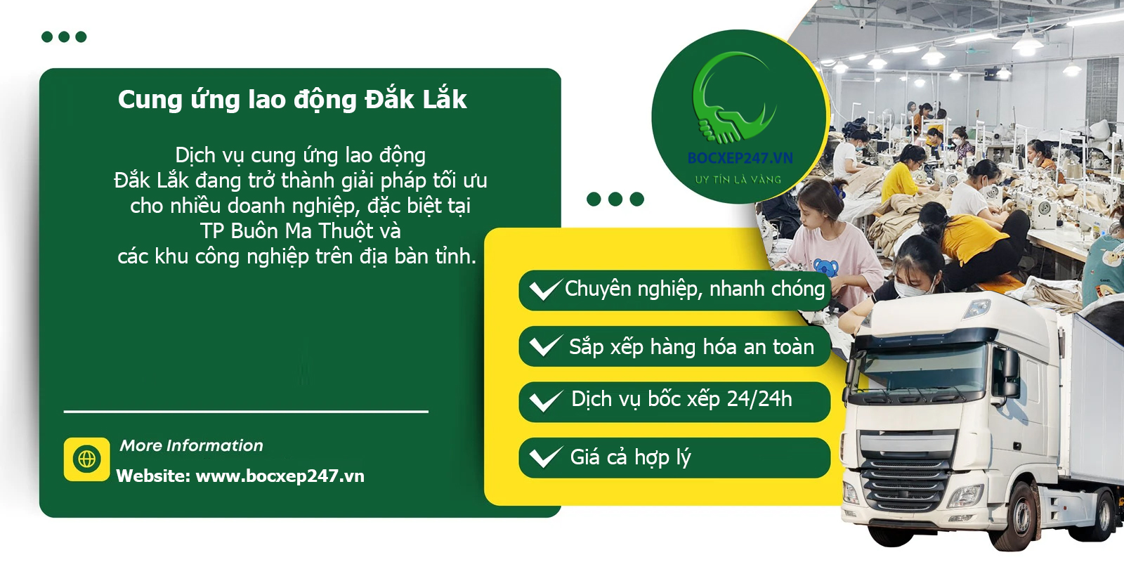 Bảng báo giá cung ứng lao động Đắk Lắk