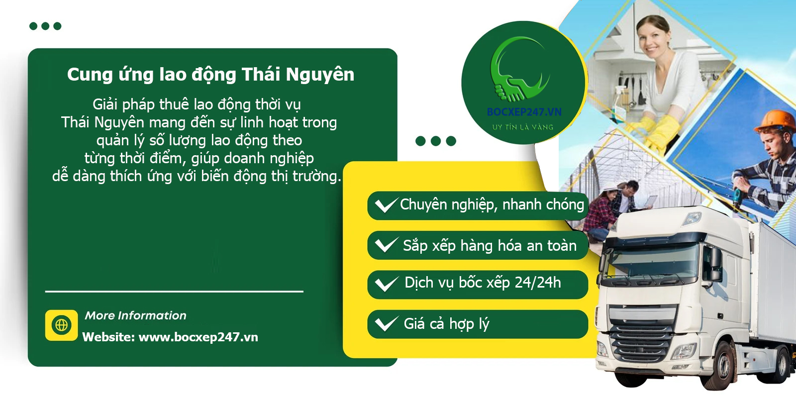 Bảng báo giá cung ứng lao động tại Thái Nguyên