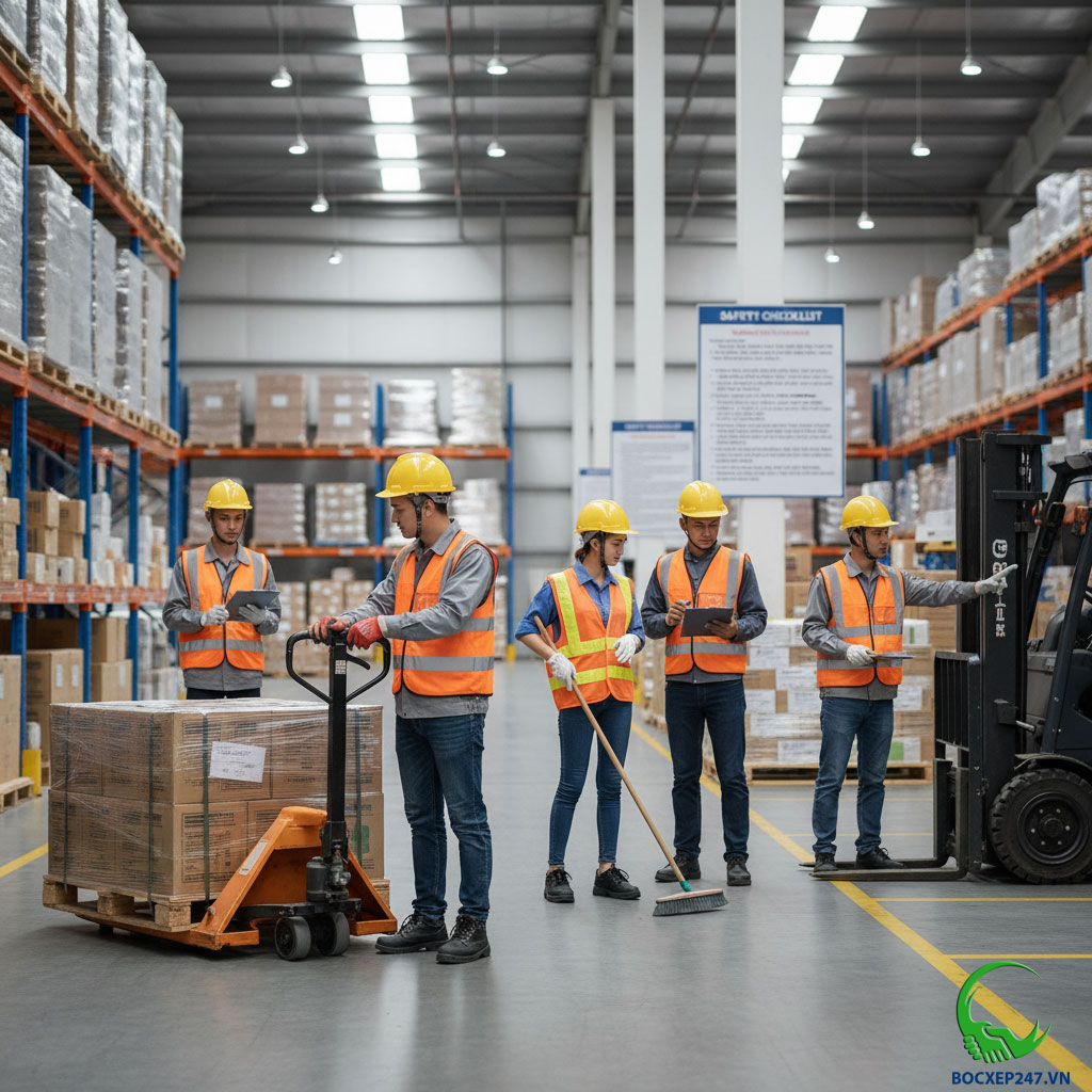 Biện Pháp Đảm Bảo An Toàn Lao Động Trong Bốc Xếp Hàng Hóa