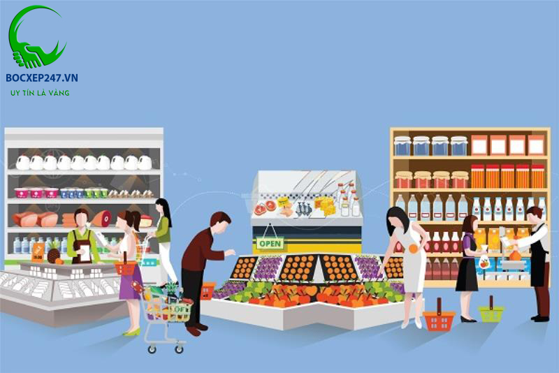 Cung cấp lao động thu ngân, nhân viên sắp xếp, trưng bày