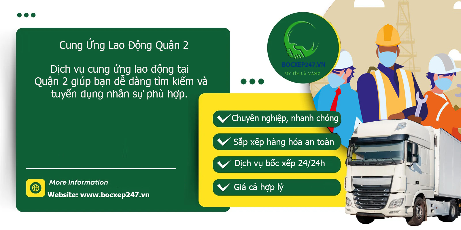 Bảng báo giá cung ứng lao động Quận 2