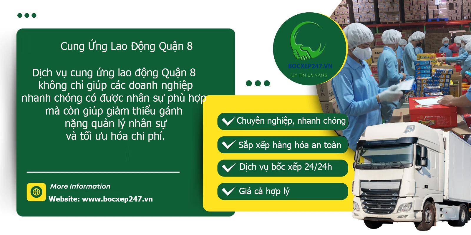 Cung ứng lao động Quận 8