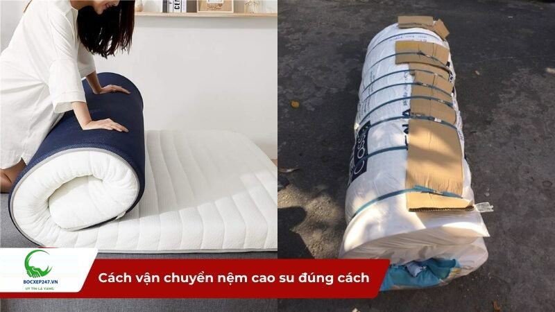 Cách vận chuyển nệm cao su đúng cách