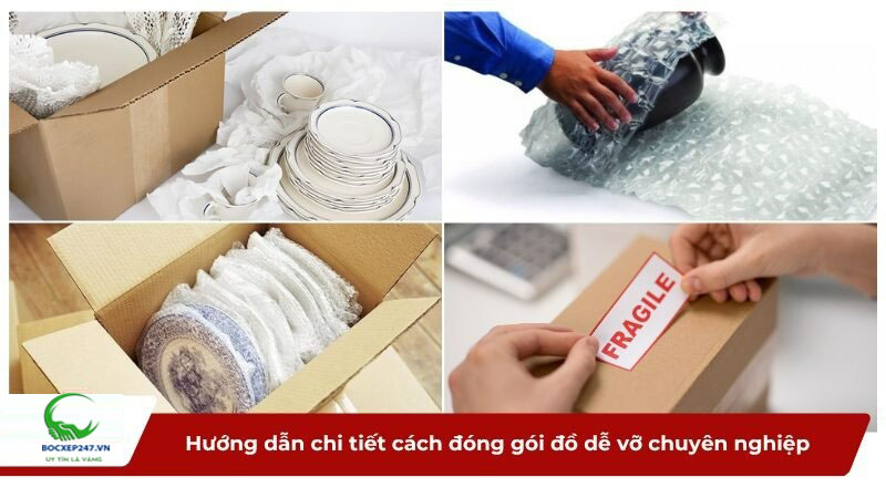 hướng dẫn cách đóng gói đồ dễ vỡ chuyên nghiệp