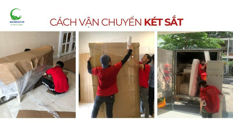 Hướng dẫn chi tiết cách vận chuyển két sắt an toàn