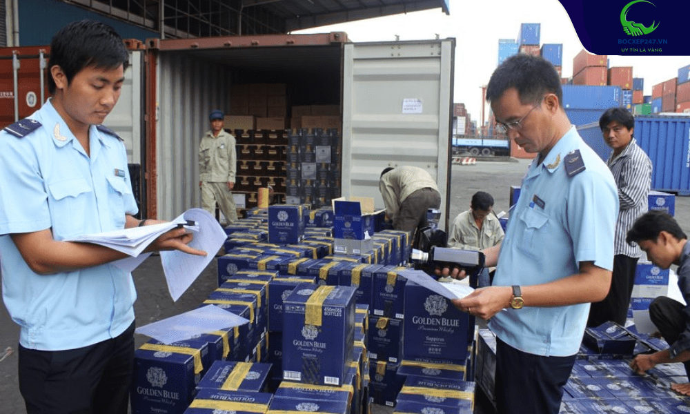 Kiểm tra hàng hóa luồng đỏ