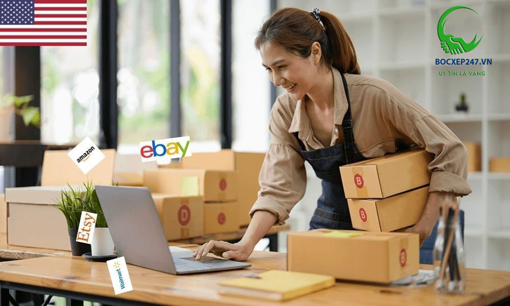 Bán hàng online tại Mỹ