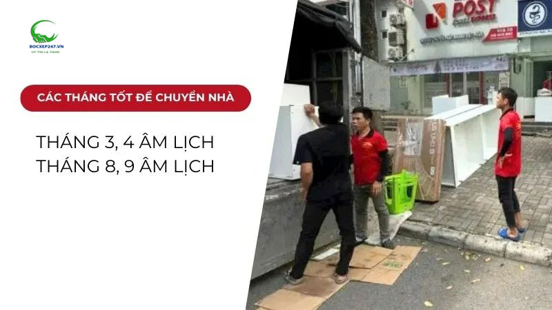 các tháng tốt chuyển nhà