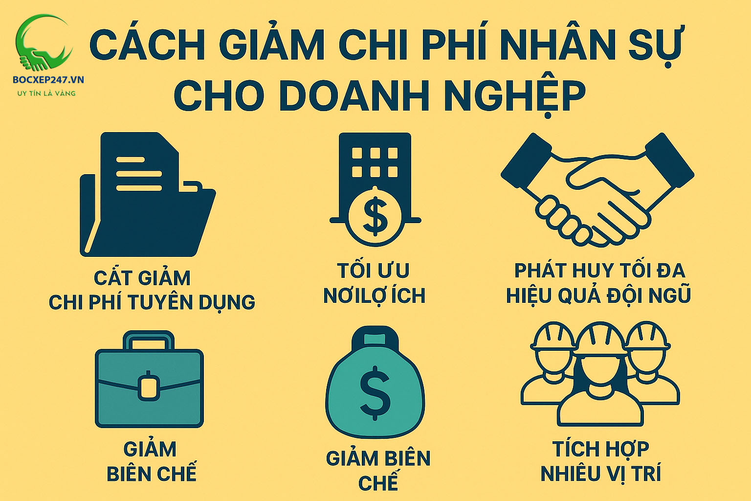 Cách Giảm Chi Phí Nhân Sự Cho Doanh Nghiệp – Giải Pháp Tối Ưu Từ Dịch Vụ Bốc Xếp 247
