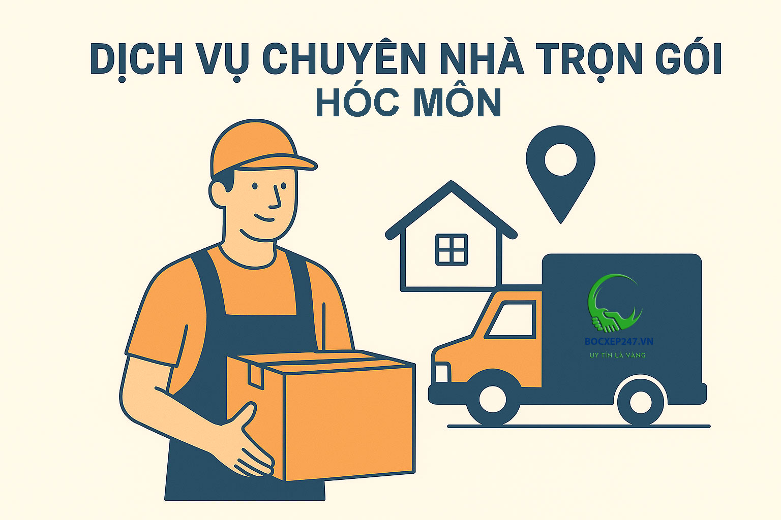 Bảng báo giá dịch vụ chuyển nhà trọn gói Hóc Môn - Dịch vụ bốc xếp 247