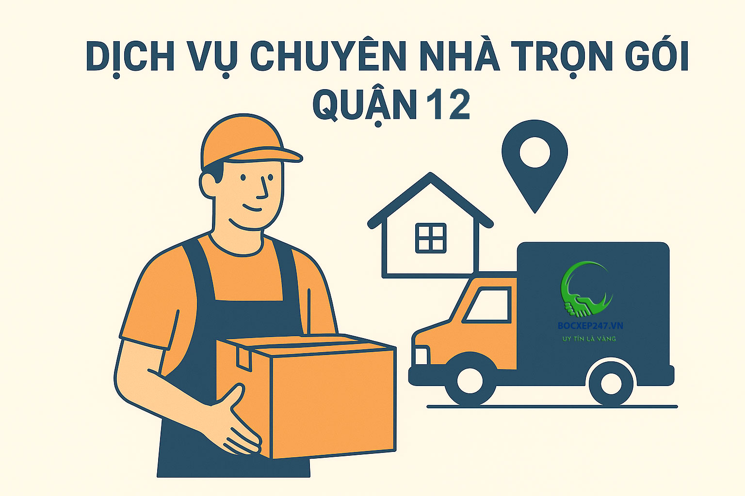 Bảng báo giá dịch vụ chuyển nhà trọn gói quận 12 - Dịch vụ bốc xếp 247