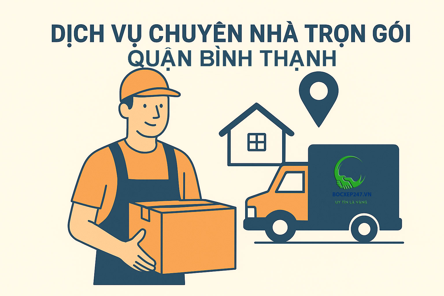 Bảng báo giá dịch vụ chuyển nhà trọn gói quận Bình Thạnh - Dịch vụ bốc xếp 247