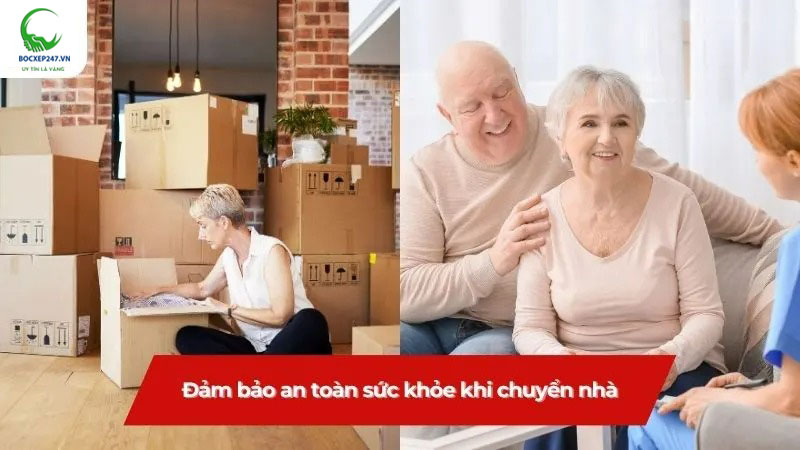 Đảm bảo an toàn sức khỏe khi chuyển nhà