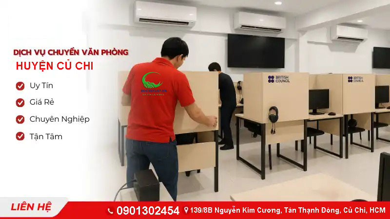 Dịch Vụ Chuyển Văn Phòng huyện Củ Chi Trọn Gói – Nhanh, Gọn, Uy Tín