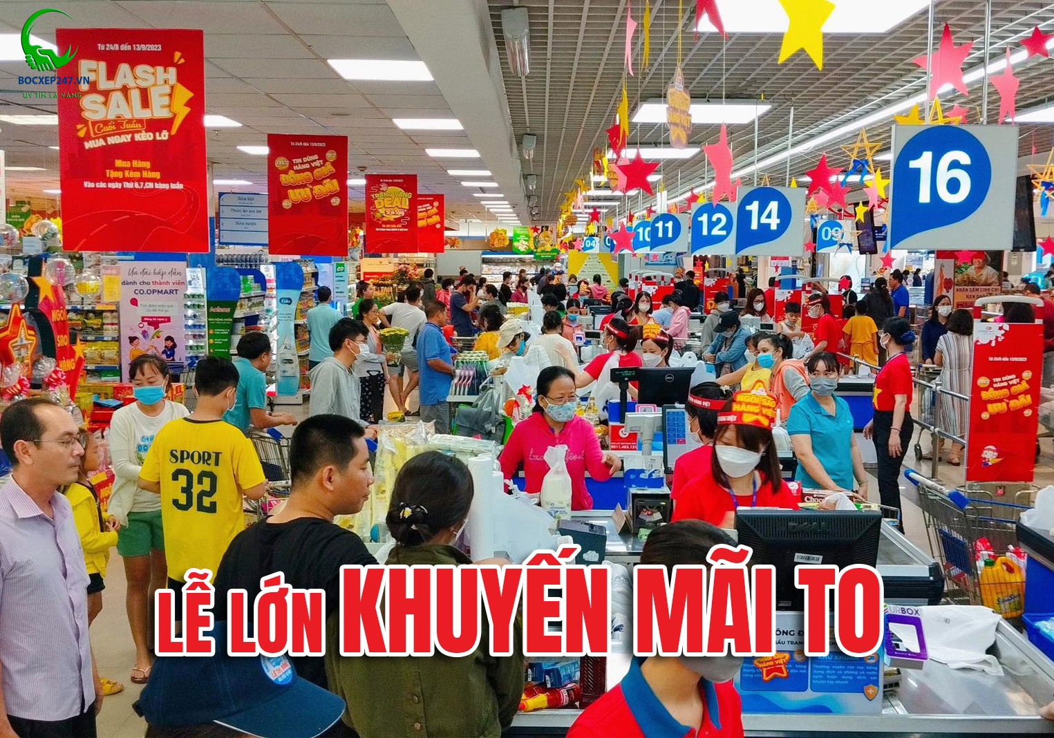 Dịch vụ cung ứng nhân công mùa lễ hội hoặc khuyến mãi lớn