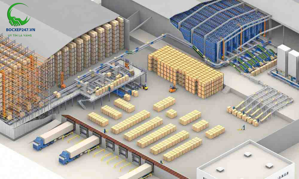 Lựa chọn layout kho hàng phù hợp với doanh nghiệp