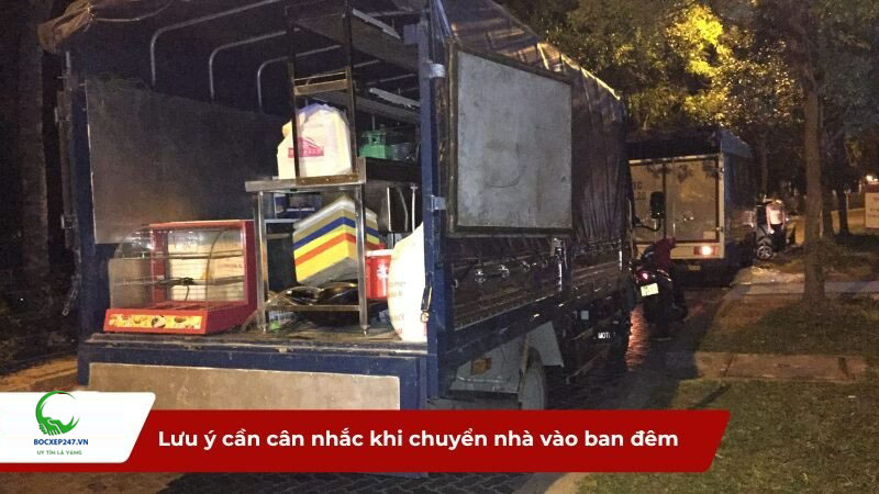 Lưu ý cần cân nhắc khi chuyển nhà vào ban đêm