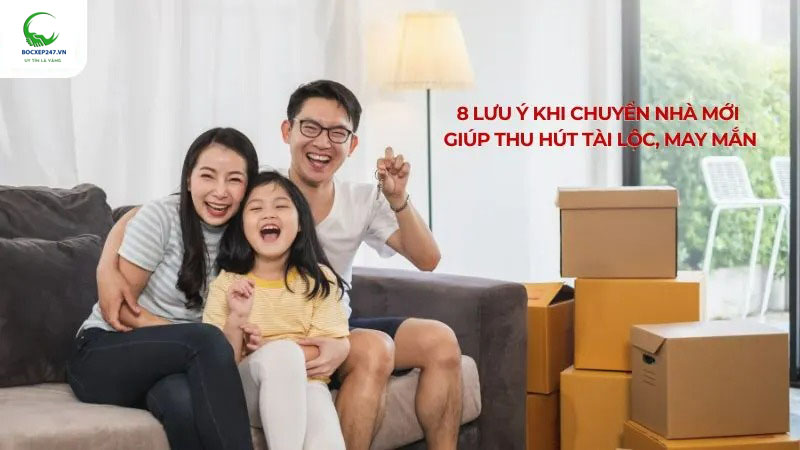 lưu ý khi chuyển nhà mới