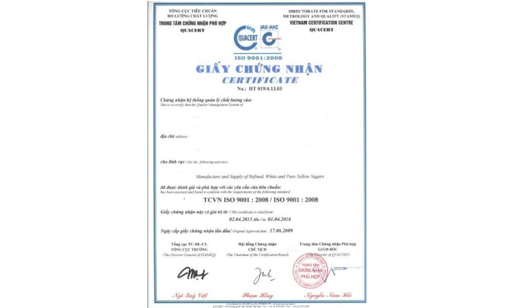 Một vài câu hỏi liên quan đến giấy chứng nhận CQ