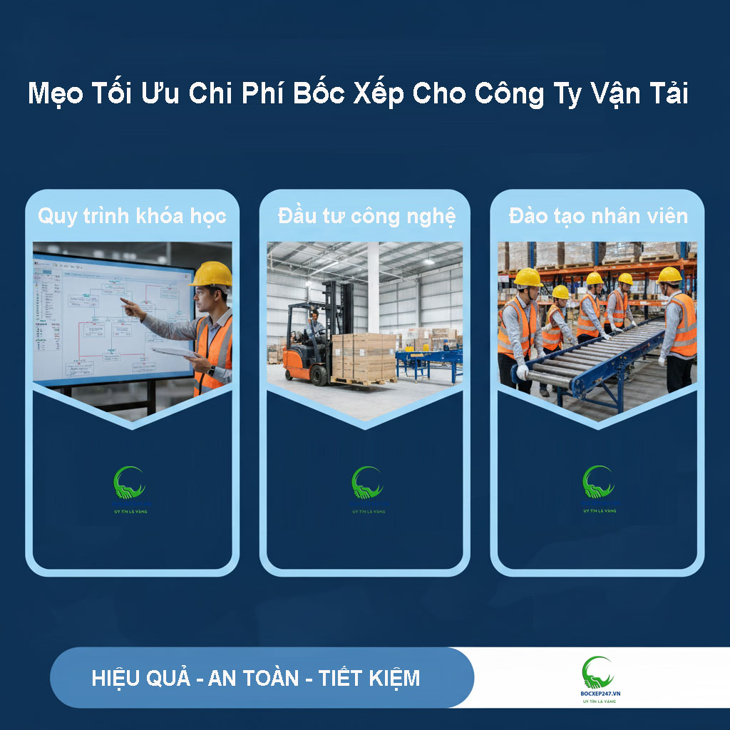 Mẹo Tối Ưu Chi Phí Bốc Xếp Cho Công Ty Vận Tải