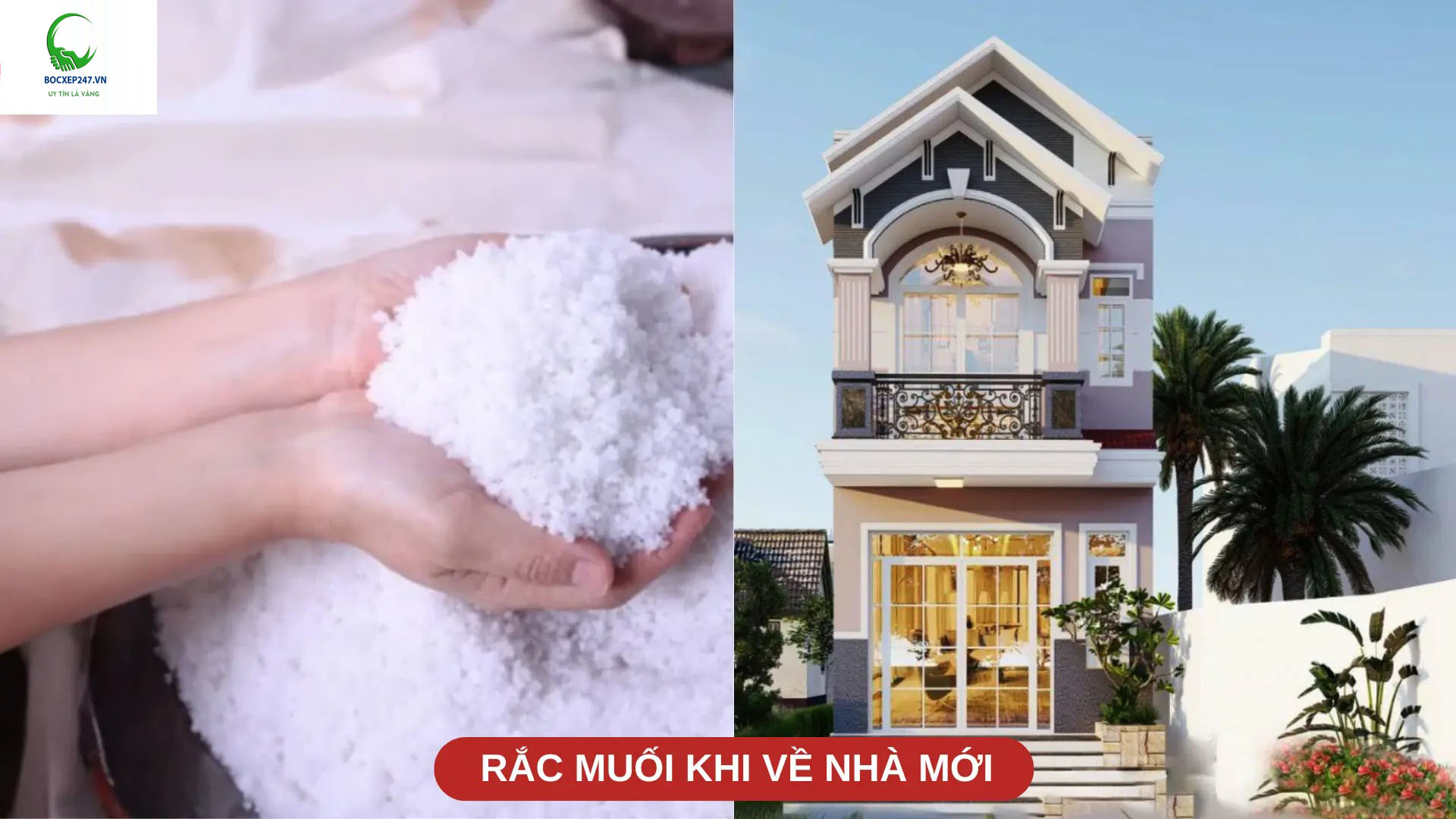 Rắc muối khi về nhà mới