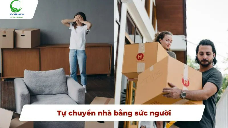Tự chuyển nhà bằng sức người