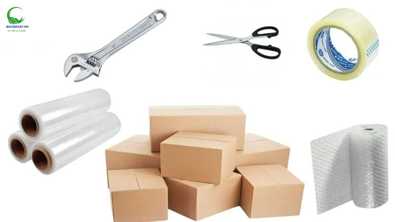 vật liệu đóng gói cần thiết