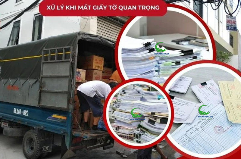 Xử lý khi mất giấy tờ quan trọng